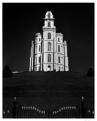 Lot 163 - ADAMS, ANSEL (1902-1984) Mormon Temple, Manti,...