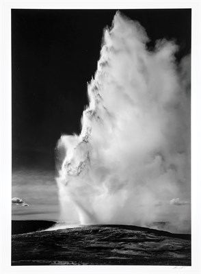 Lot 169 - ADAMS, ANSEL (1902-1984) Old Faithful Geyser,...