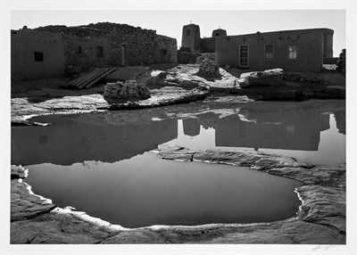 Lot 172 - ADAMS, ANSEL (1902-1984) Pool, Acoma Pueblo,...
