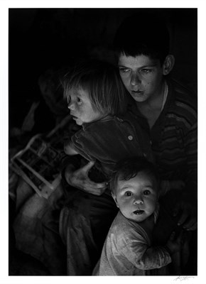 Lot 189 - ADAMS, ANSEL (1902-1984) Trailer Camp Children,...