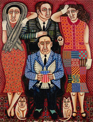 Lot 23 - Rex Clawson American, 1929-2007 Family Group,...