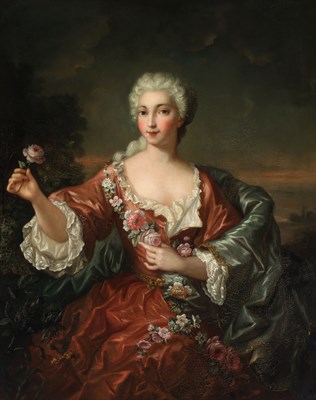 Lot 68 - Manner of Carle Van Loo Portrait of a Lady...