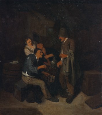 Lot 19 - Attributed to Cornelis Bega Smokers in a...