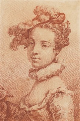 Lot 73 - "Alexis Grimoux French, 1678-1733 A Girl in a...