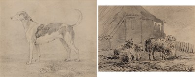 Lot 66 - Sawrey Gilpin British, 1733-1807 Sheep beside...