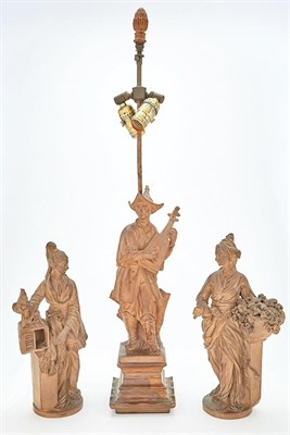 Lot 329 - Group of Three Louis XV Style Terra Cotta...