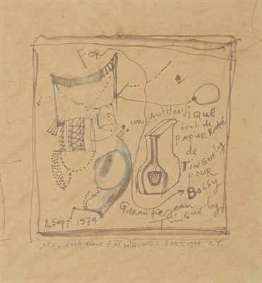 Lot 128 - Jean Tinguely Swiss, 1925-1991 Untitled, 1974...