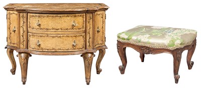 Lot 361 - Italian Rococo Style Painted Commode The...