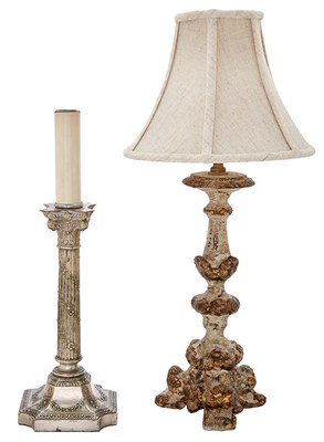 Lot 189 - Italian Painted and Parcel Giltwood...