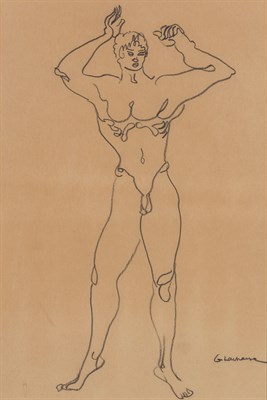 Lot 79 - Gaston Lachaise American, 1882-1935 Standing...