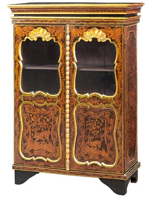 Lot 348 - Burmese Red and Black Lacquer and Parcel-Gilt...