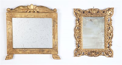 Lot 176 - Three Continental Giltwood Mirrors Height of...