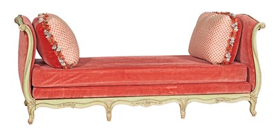 Lot 328 - Louis XV Style Painted Lit de Repos With...