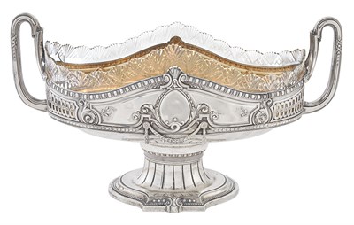 Lot 275 - German Silver and Glass Centerpiece Wilhelm...