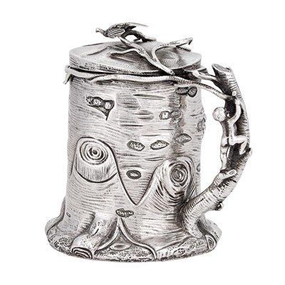 Lot 158 - Russian Parcel-Gilt Silver Trompe L'oeil...