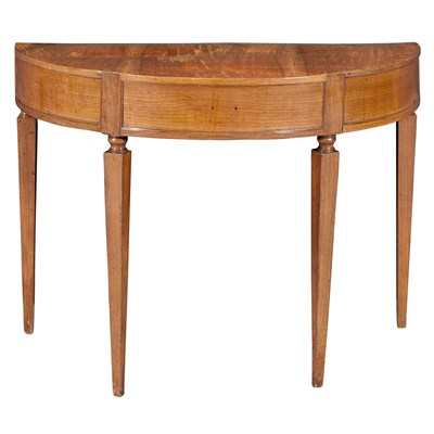 Lot 361 - Continental Neoclassical Birch Console Height...