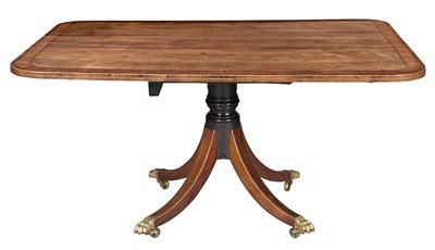 Lot 549 - Regency Inlaid Rosewood, Tulipwood and...