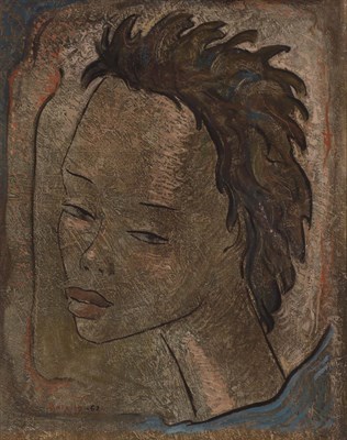 Lot 2032 - Angel Botello Puerto Rican, 1913-1986 Untitled...
