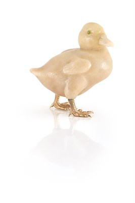 Lot 135 - Fabergé Gold-Mounted Aventurine Quartz Model...