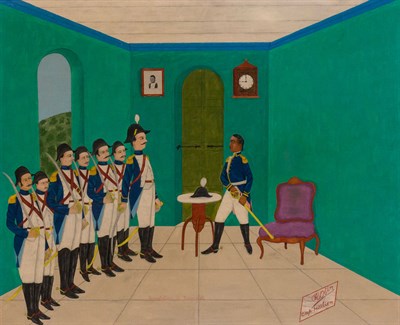Lot 72 - Philome Obin Haitian, 1892-1986 L'Arrestation...