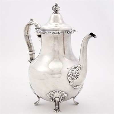 Lot 177 - Gorham Five-Piece Rococo Style Sterling Silver...