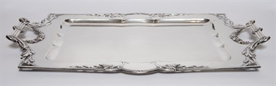 Lot 179 - Austrian Silver Shaped Rectangular Two-Handled...