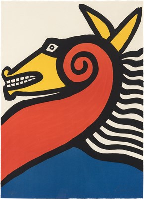Lot 25 - Alexander Calder (1898-1976) CHEVALIER Color...
