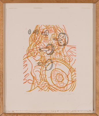 Lot 113 - David Salle (b. 1952) FILM FORUM Color woodcut,...