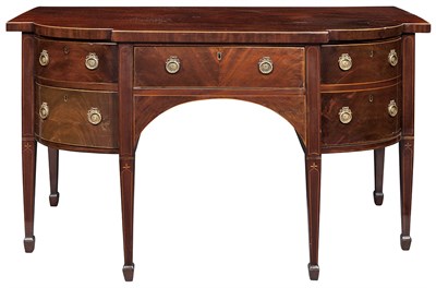 Lot 530 - George III Inlaid Mahogany Sideboard Last...