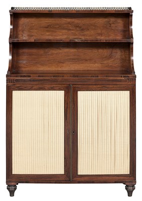 Lot 546 - Regency Inlaid Rosewood Side Cabinet Circa...