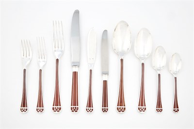 Lot 282 - Christofle Silver Plated and Lacquered...