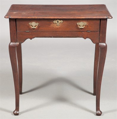 Lot 295 - Provincial George II Oak Side Table Height 29...