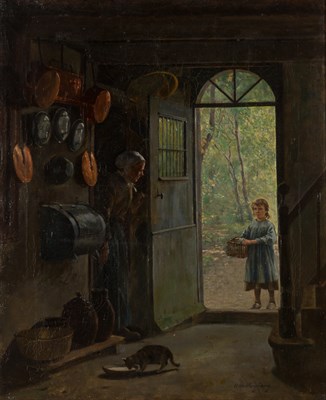 Lot 38 - Otto Hagborg English, 1854-1929 Greeting a...