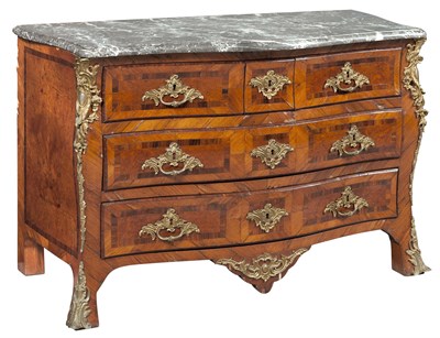 Lot 529 - Regence Style Gilt-Bronze-Mounted Tulipwood...