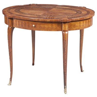 Lot 184 - Louis XV Style Kingwood, Tulipwood and...