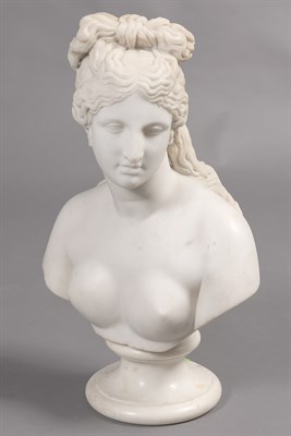 Lot 470 - Marble Bust of Venus After the Antique Height...