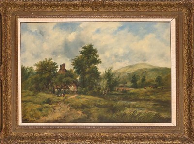 Lot 73 - Attributed to Frederick W. Watts View near...
