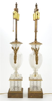 Lot 276 - Pair of Empire Style Gilt-Metal-Mounted...