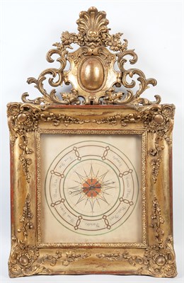 Lot 222 - Louis XVI Style Giltwood Barometer Height 38...