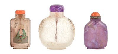 Lot 145 - Group of Eight Chinese Snuff Bottles Qing...
