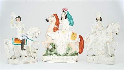 Lot 161 - Group of Seven Staffordshire Pottery...