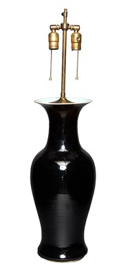 Lot 457 - Chinese Export Famille Noire Porcelain Vase...