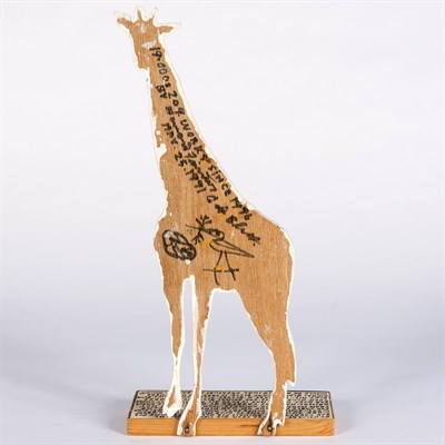 Lot 31 - Howard Finster American, 1916-2001 Giraffe,...