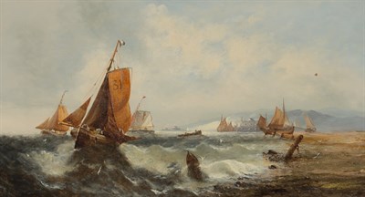 Lot 45 - George Knight British, 19th Century Ship in...