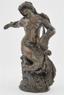 Lot 150 - Bronze Figure of a Sea Nymph Cast by A.A....
