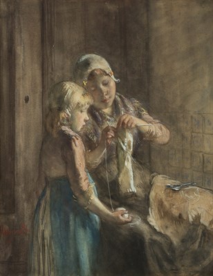 Lot 4 - Bernardus Johannes Blommers Dutch, 1845-1915...