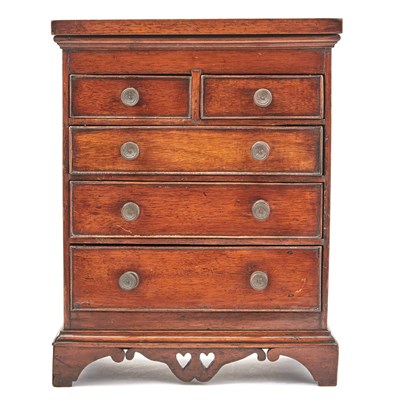 Lot 253 - George III Style Mahogany Chest of Drawers...