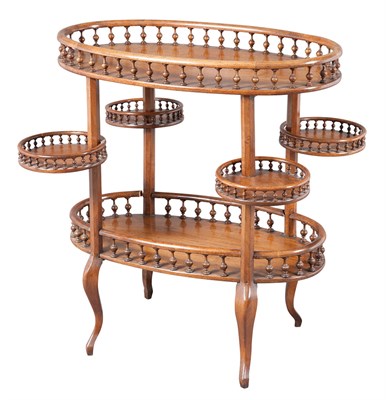 Lot 159 - Victorian Walnut Two-Tier Tea Table Height 30...