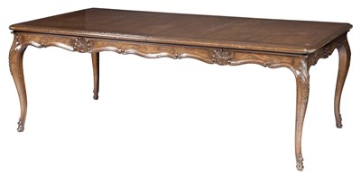 Lot 259 - Louis XV Style Stained Wood Extension Dining...