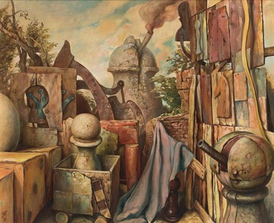 Lot 123 - Samuel Bak Polish/Israeli, b. 1933 Problem...